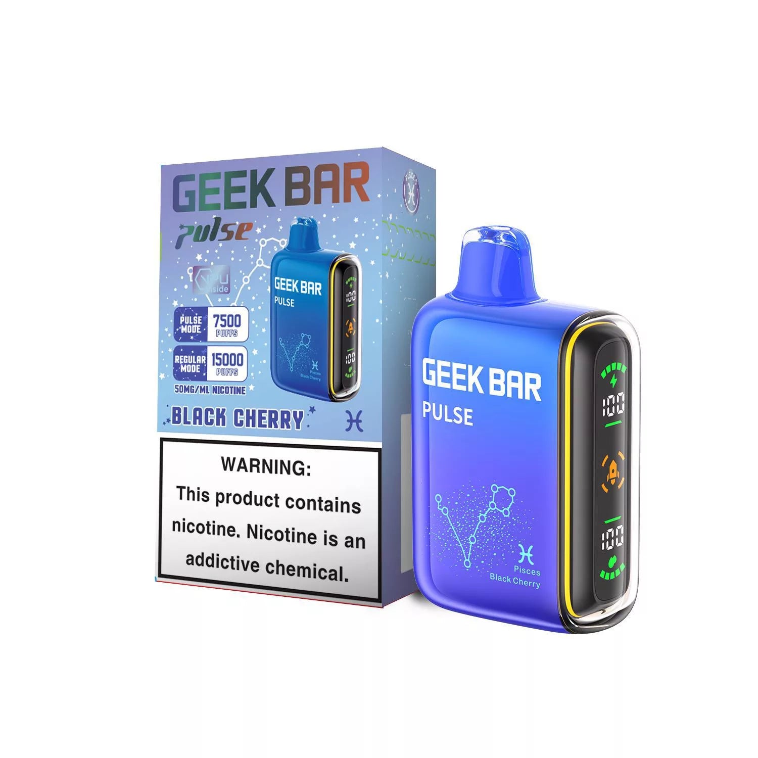 Black Cherry Geek Bar Pulse 15000 - Vape.LLC