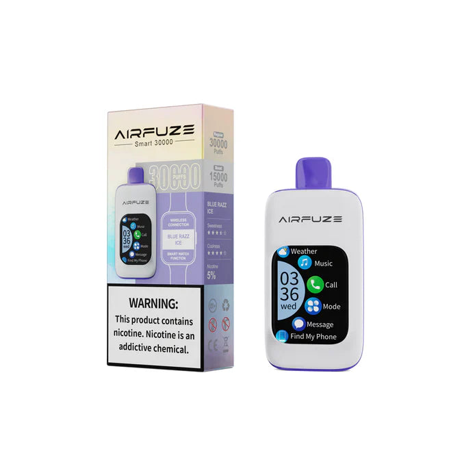Blue Razz Ice AirFuze Smart 30000 - Vape.LLC