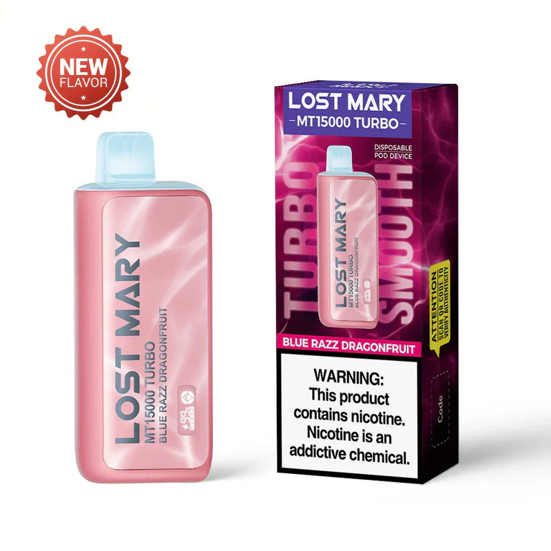 Blue Razz Dragonfruit Lost Mary MT15000 Turbo - Vape.LLC