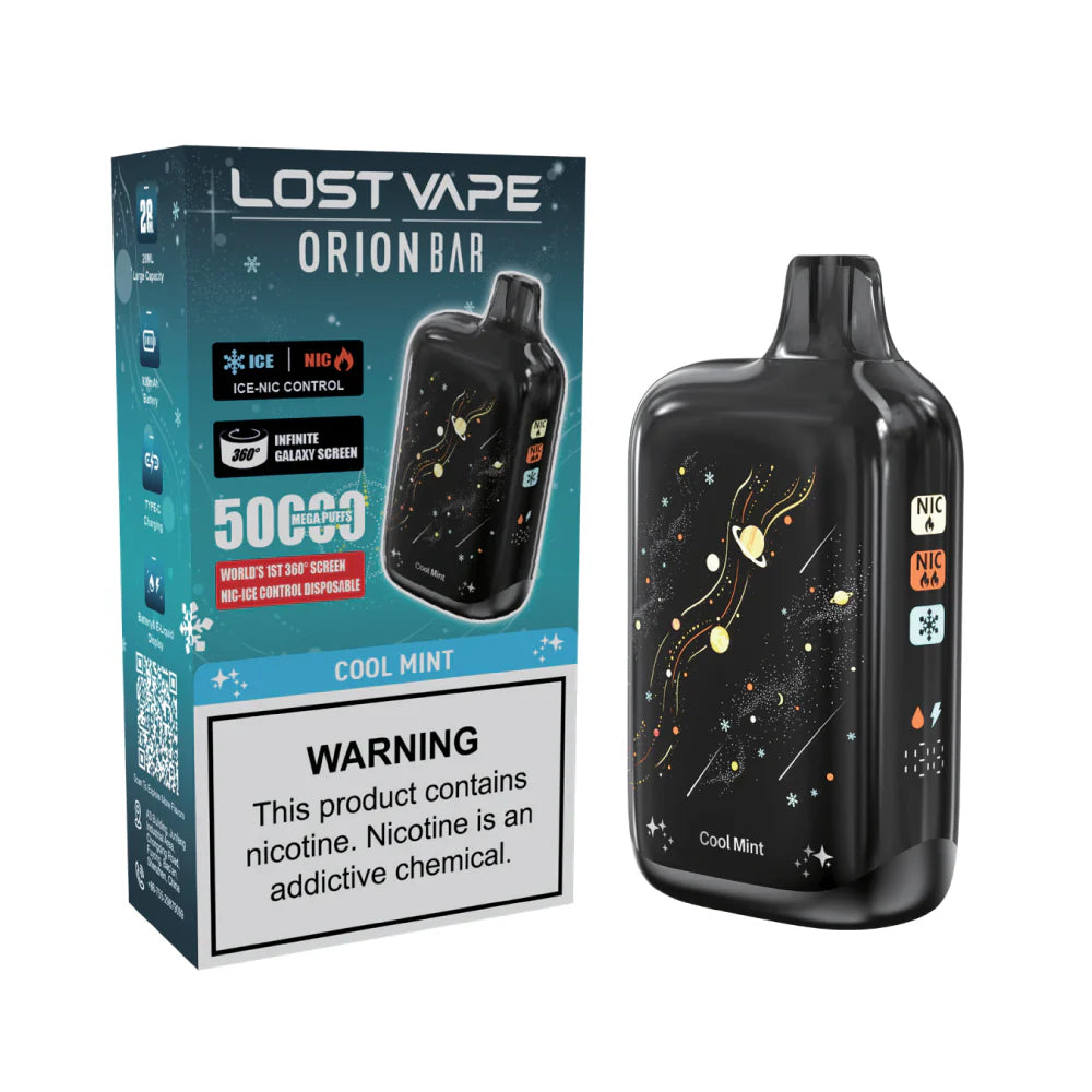 Cool Mint Lost Vape Orion Bar 50K Nic & Ice - Vape.LLC