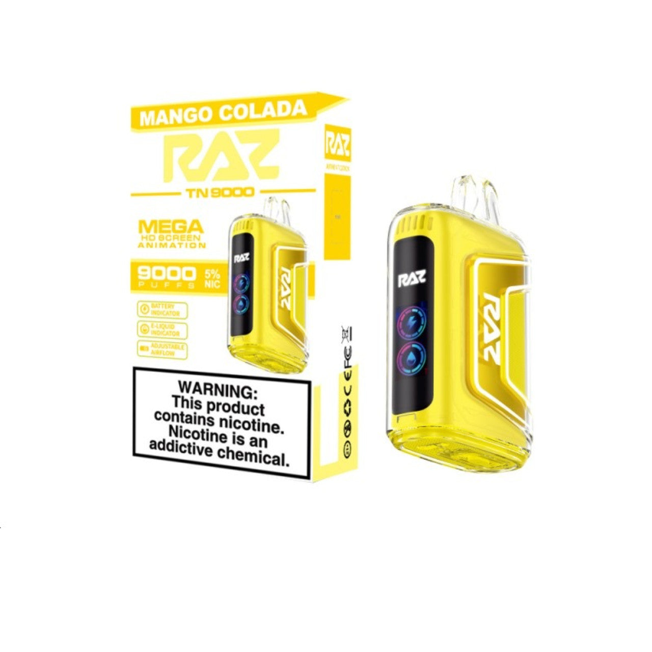 Mango Colada Raz TN9000 - Vape.LLC