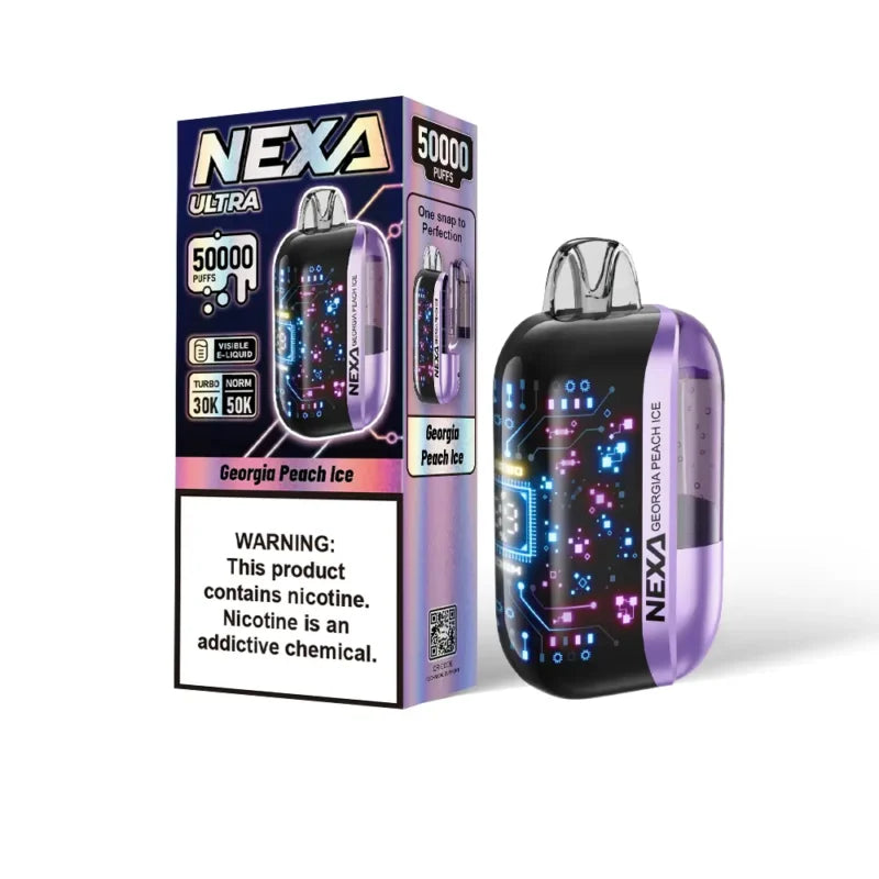 Georgia Peach Ice Nexa Ultra 50000 - Vape.LLC