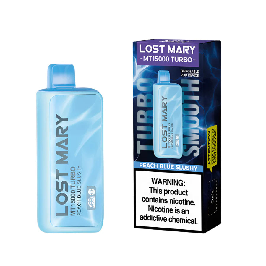 Peach Blue Slushy Lost Mary MT15000 Turbo - Vape.LLC