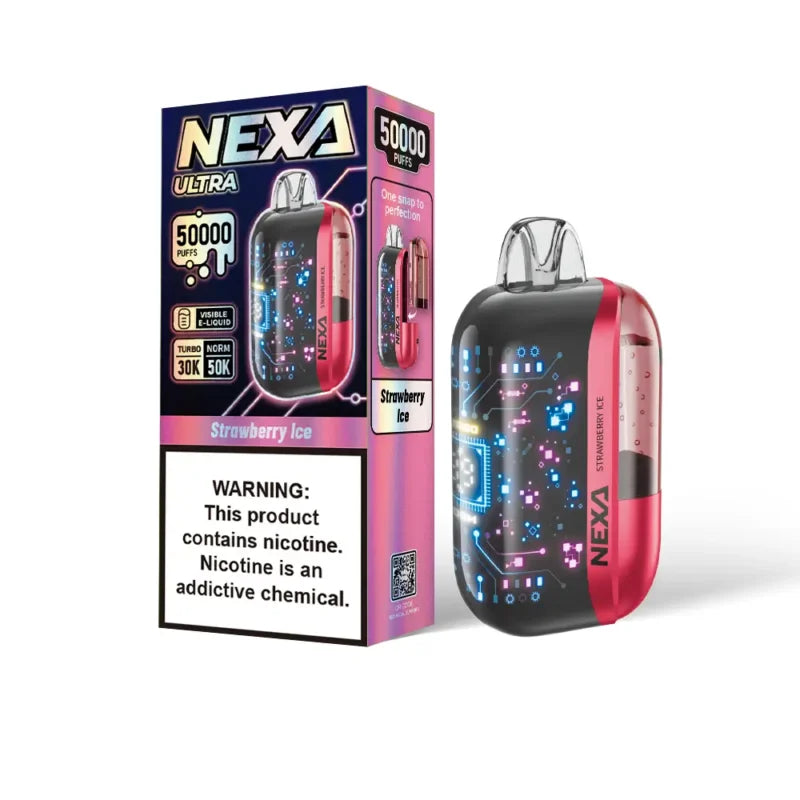 Strawberry Ice Nexa Ultra 50000 - Vape.LLC