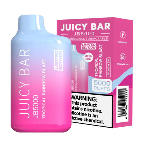 Trorical Rainbow Blast Juicy Bar JB5000 - Vape.LLC