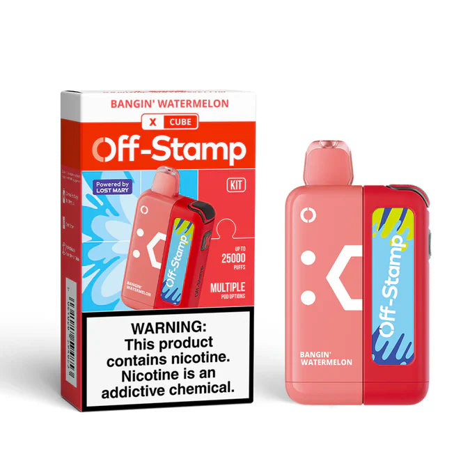 Bangin' Watermelon Off Stamp X Cube 25K Kit - Vape.LLC