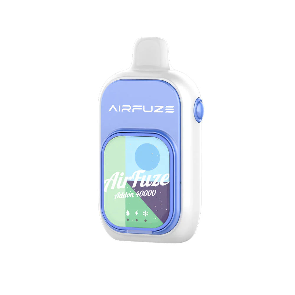 Blue Razz Ice (Ice Control) AirFuze Addon 40K (W/ Nicotine Strips) - Vape.LLC