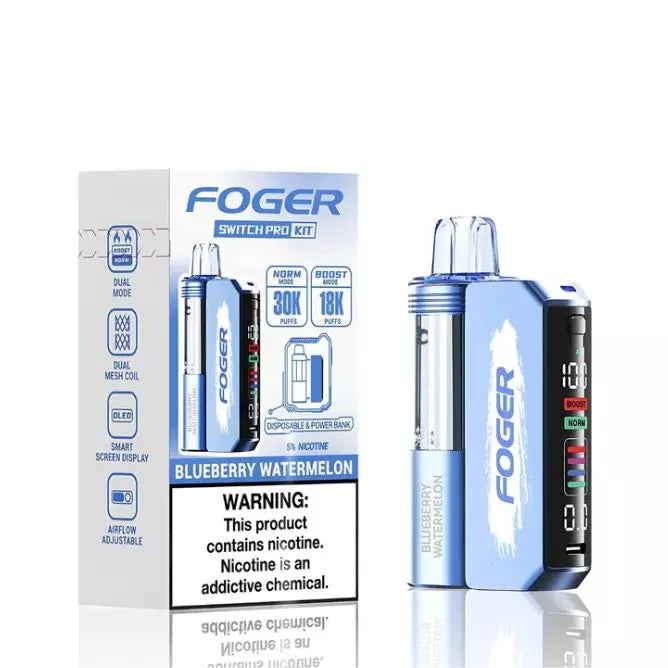 Blueberry Watermelon Foger Switch Pro 30K Kit - Vape.LLC