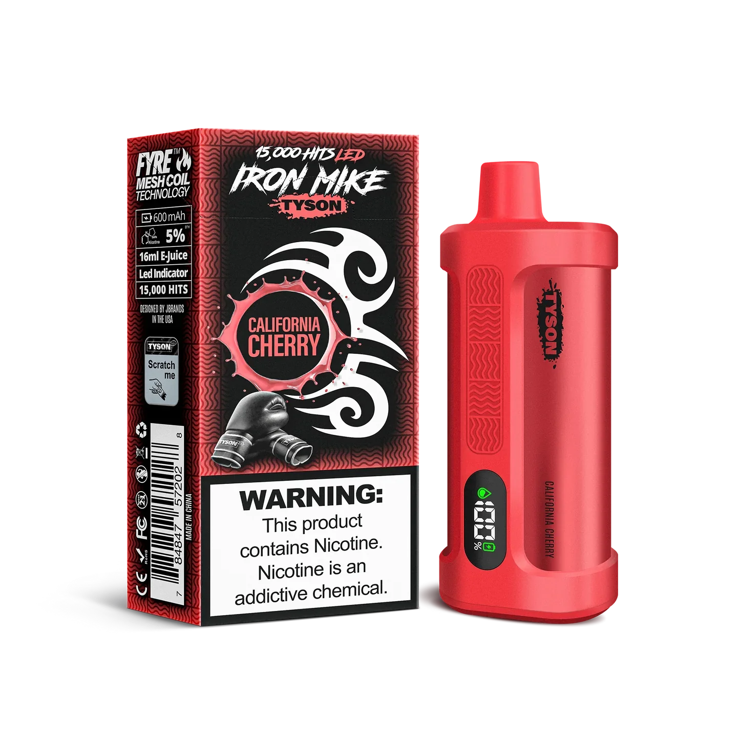 California Cherry Tyson 2.0 Iron Mike - Vape.LLC
