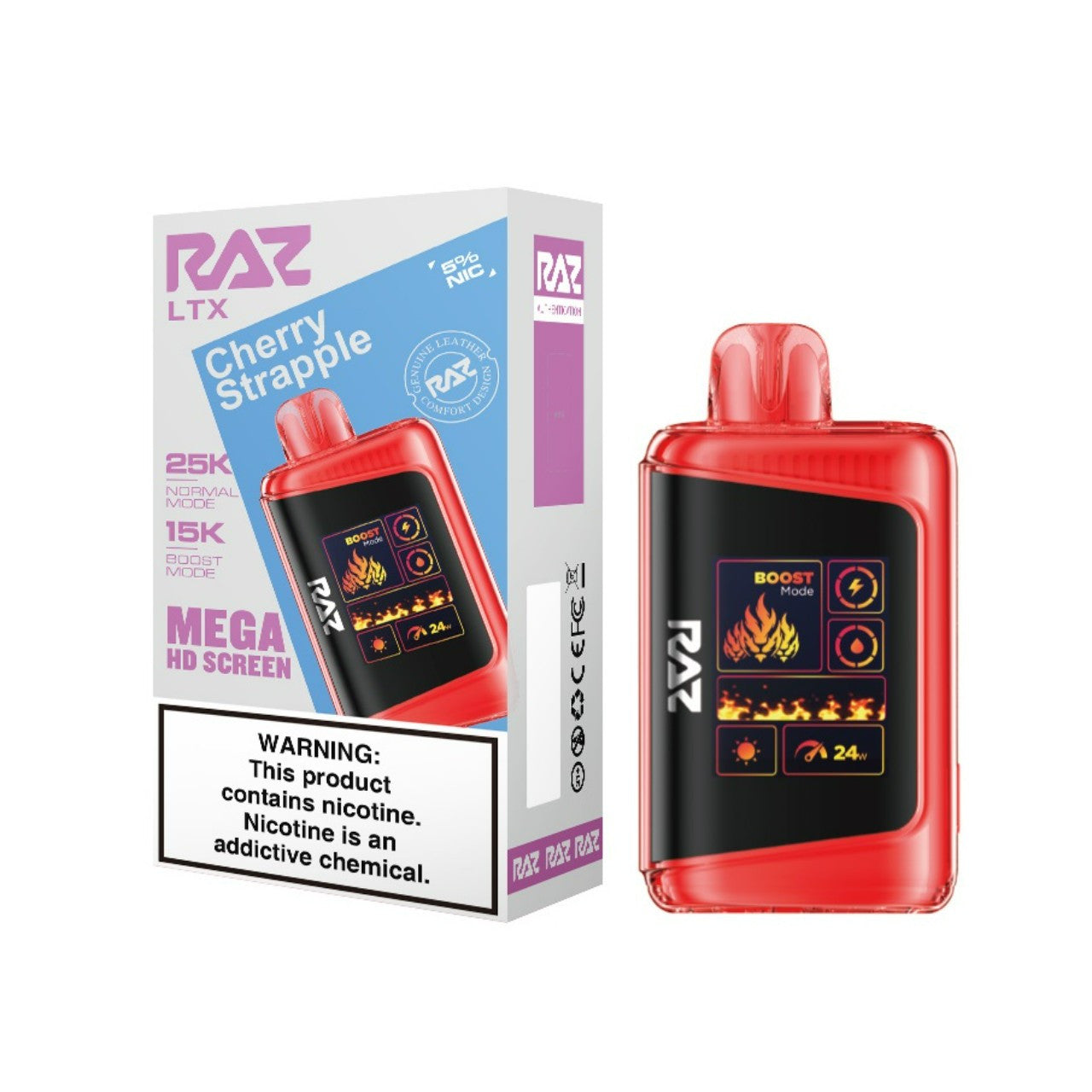 Cherry Strapple Raz LTX 25K - Vape.LLC