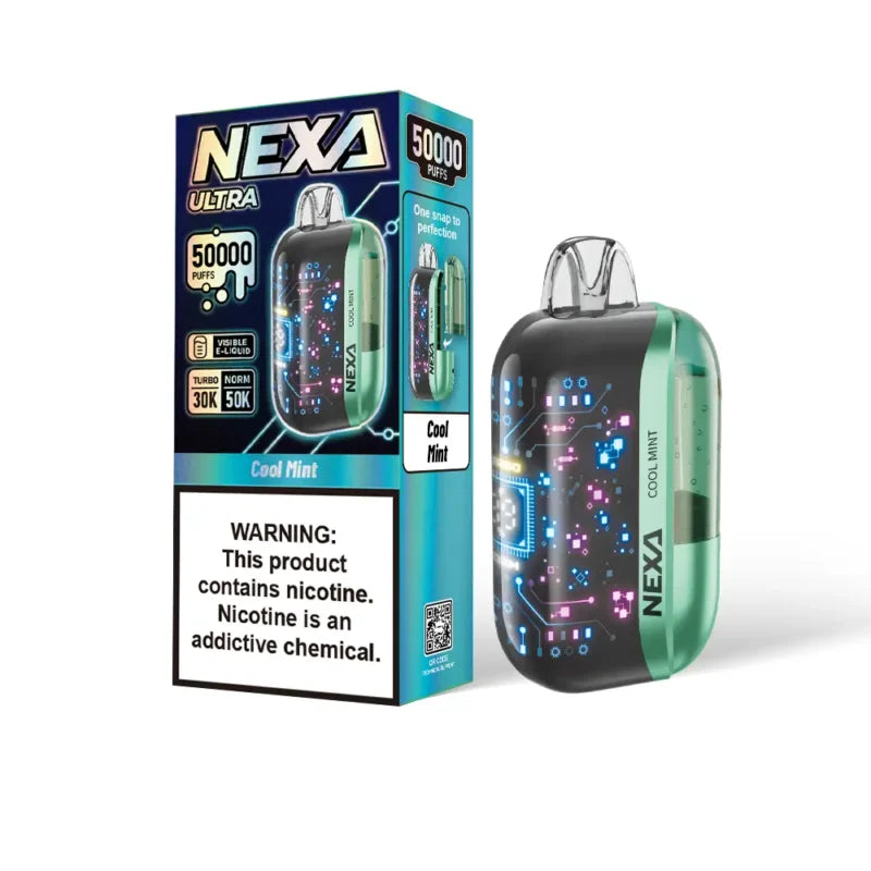 Cool Mint Nexa Ultra 50000 - Vape.LLC