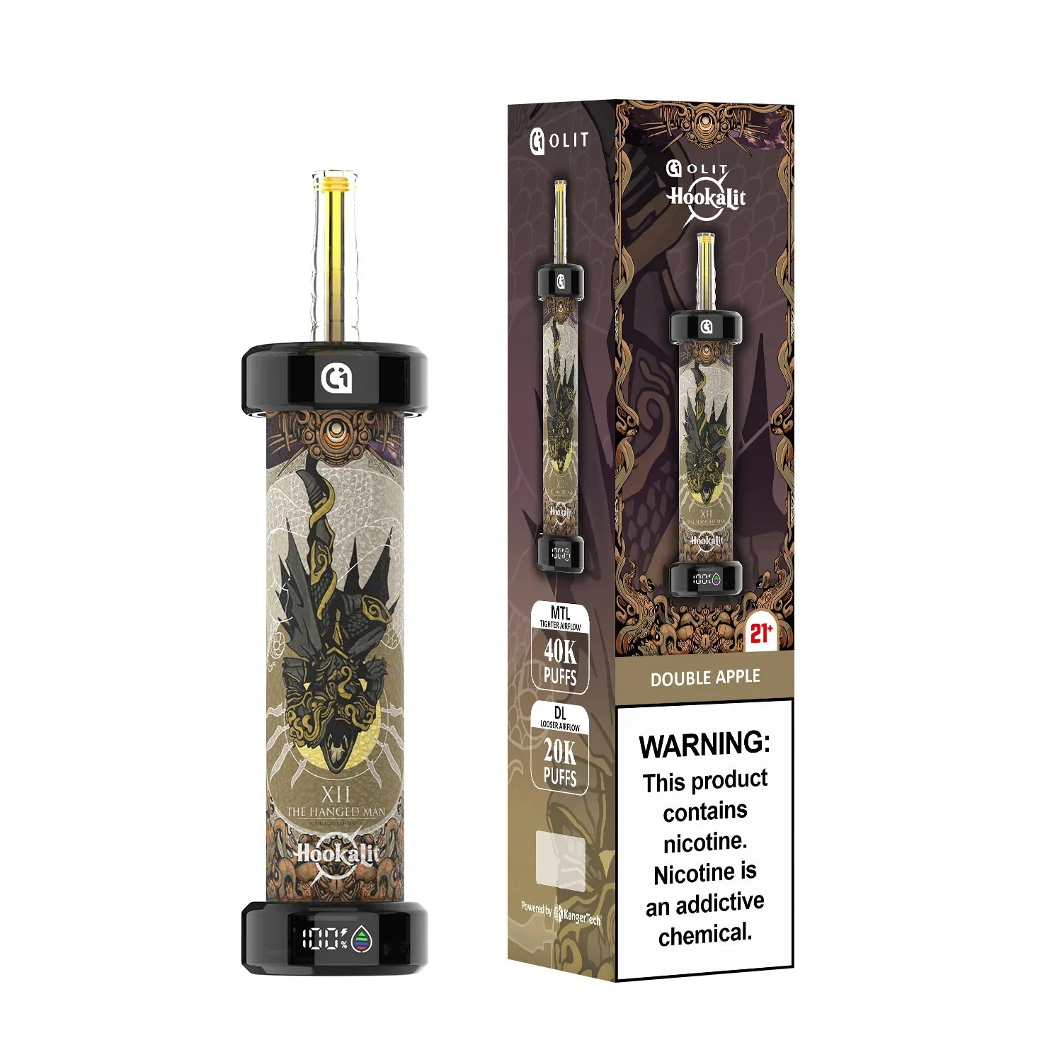 Double Apple (The Hanged Man) Olit Hookalit 40K - Vape.LLC