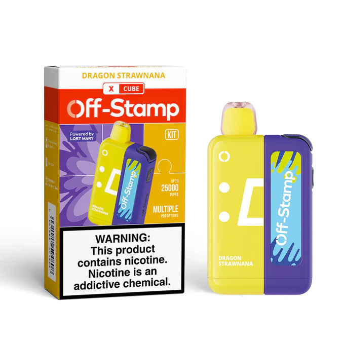 Dragon Strawnana Off Stamp X Cube 25K Kit - Vape.LLC