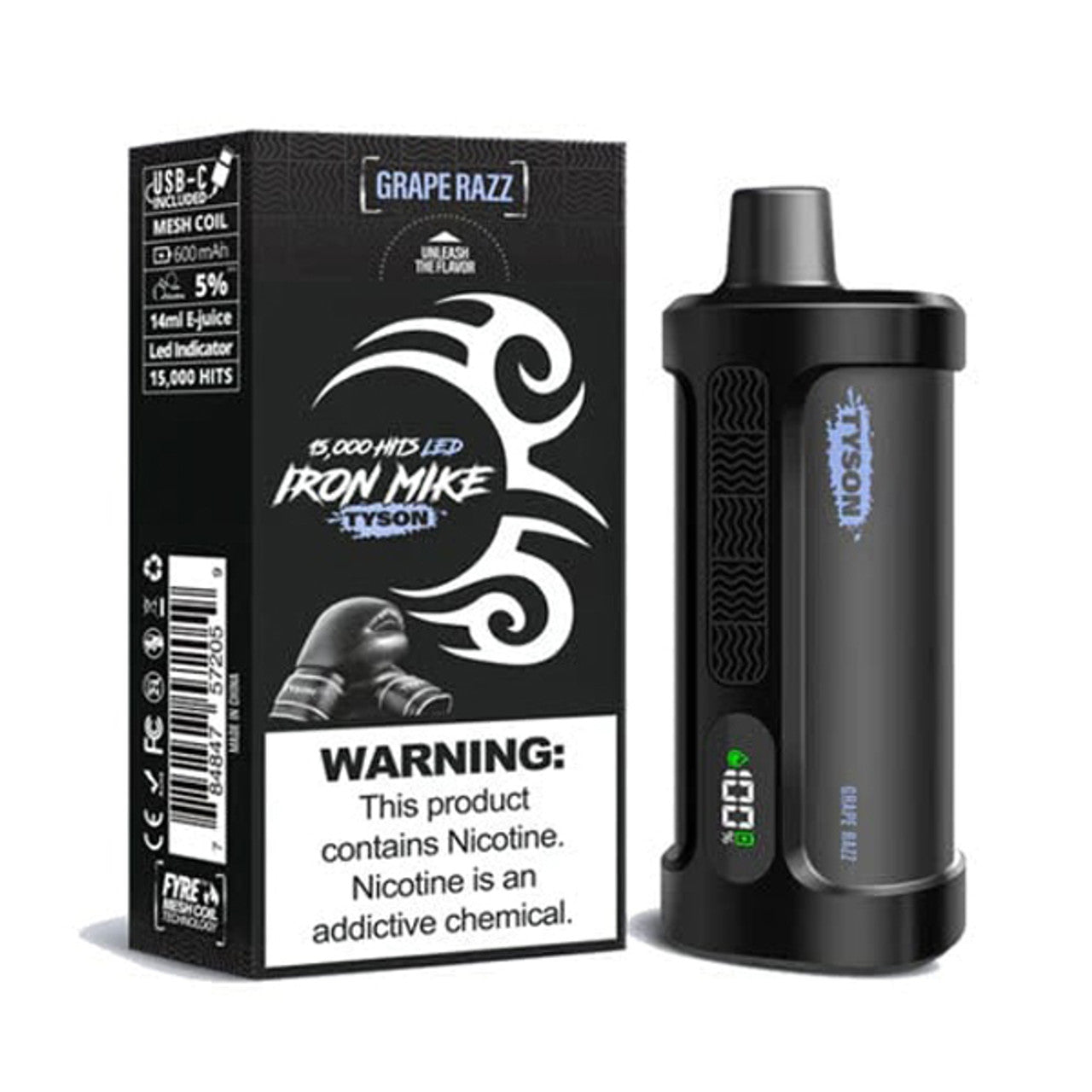 Grape Razz Tyson 2.0 Iron Mike - Vape.LLC
