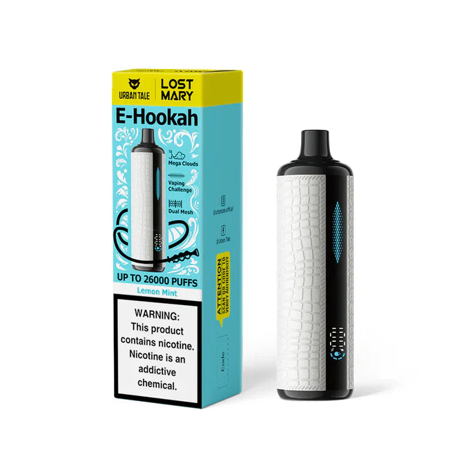Lemon Mint Urban Tale x Lost Mary E-Hookah 26000 - Vape.LLC
