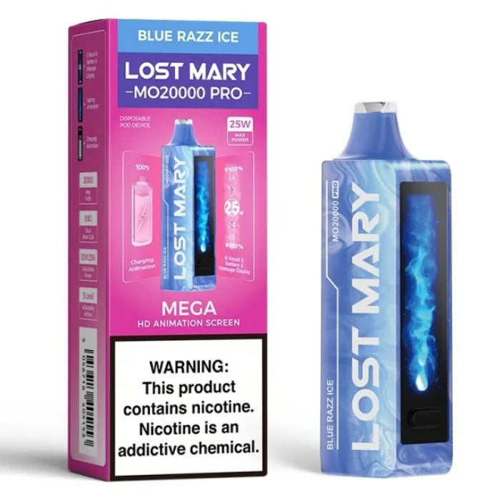 Blue Razz Ice Lost Mary MO20000 Pro - Vape.LLC