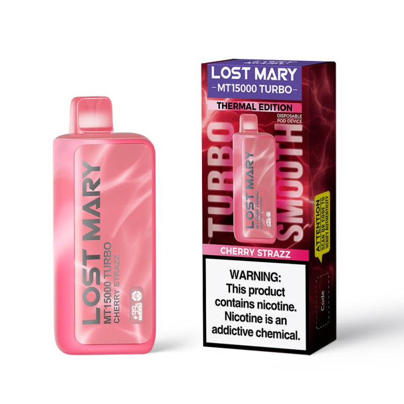 Cherry Strazz Lost Mary MT15000 Turbo - Vape.LLC