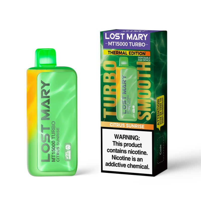 Citrus Sunrise Lost Mary MT15000 Turbo - Vape.LLC