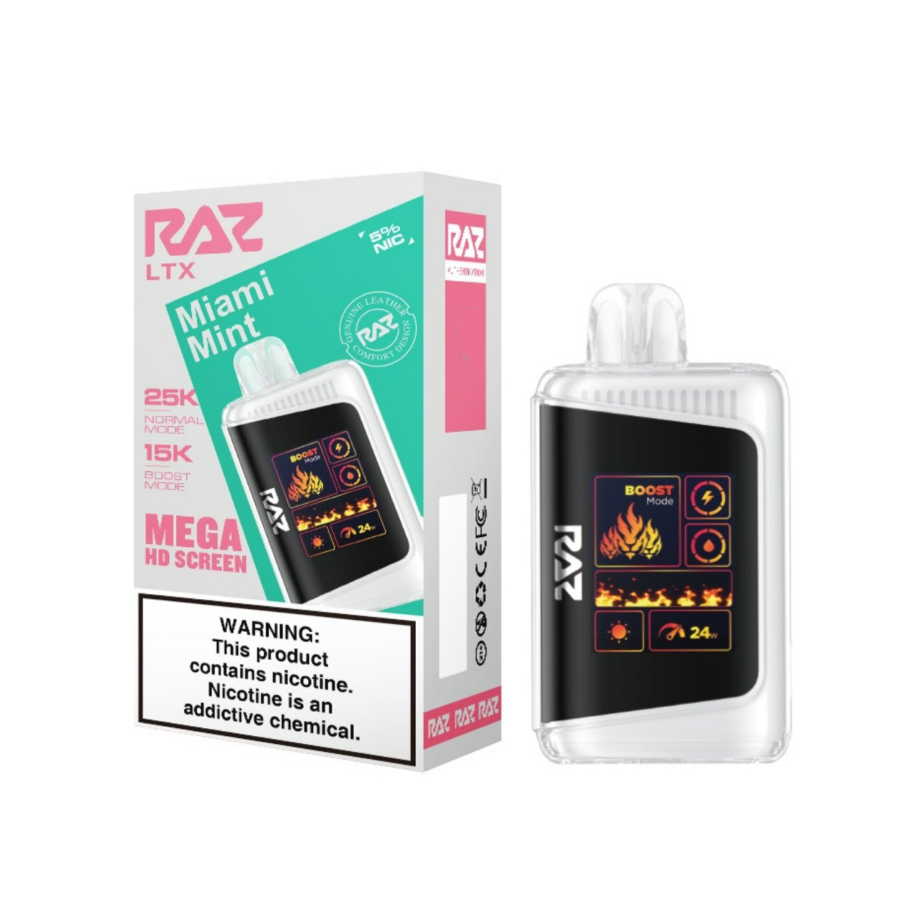 Miami Mint Raz LTX 25K - Vape.LLC