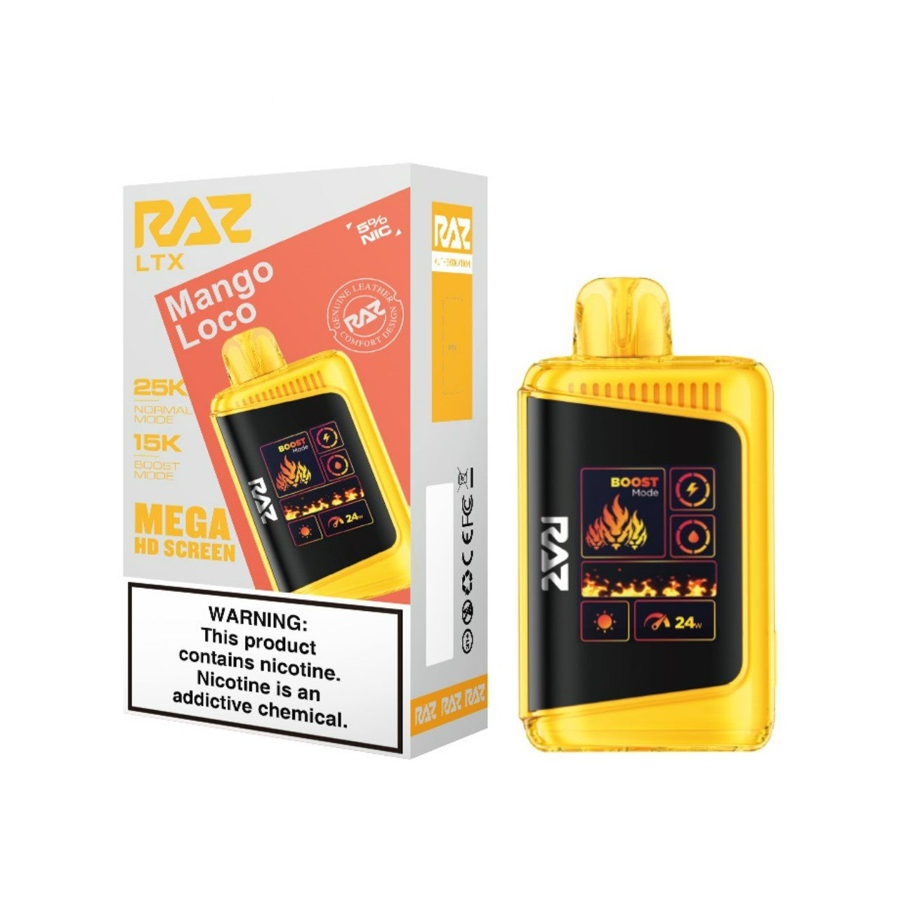 Mango Loco Raz LTX 25K - Vape.LLC
