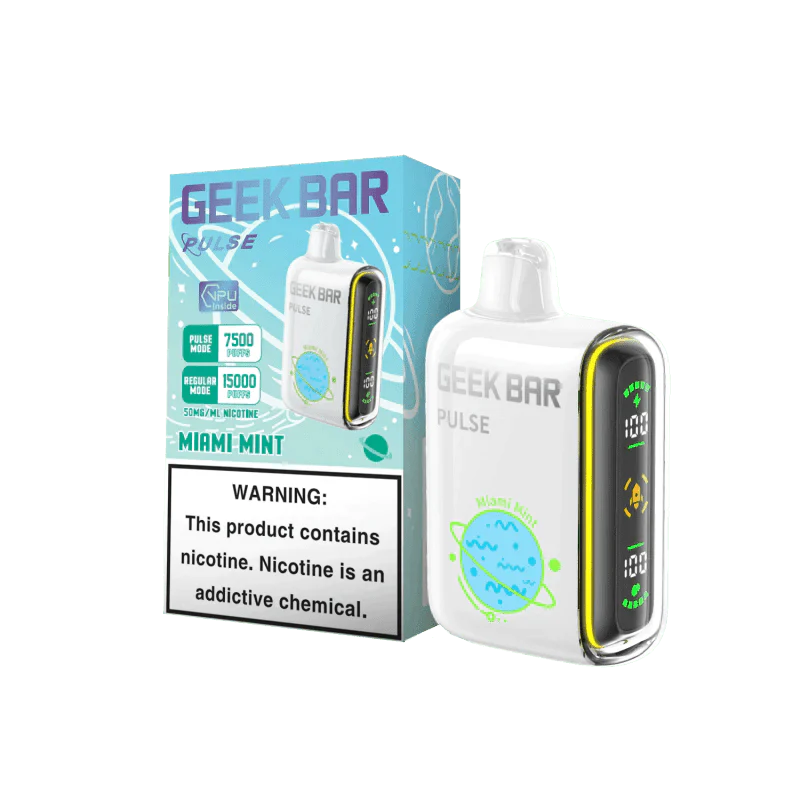 Miami Mint Geek Bar Pulse 15000 - Vape.LLC