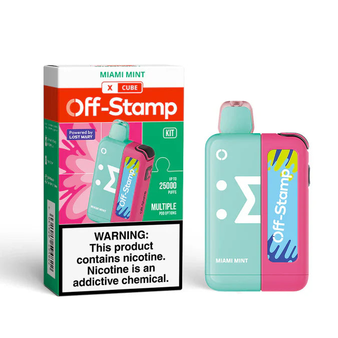 Miami Mint Off Stamp X Cube 25K Kit - Vape.LLC