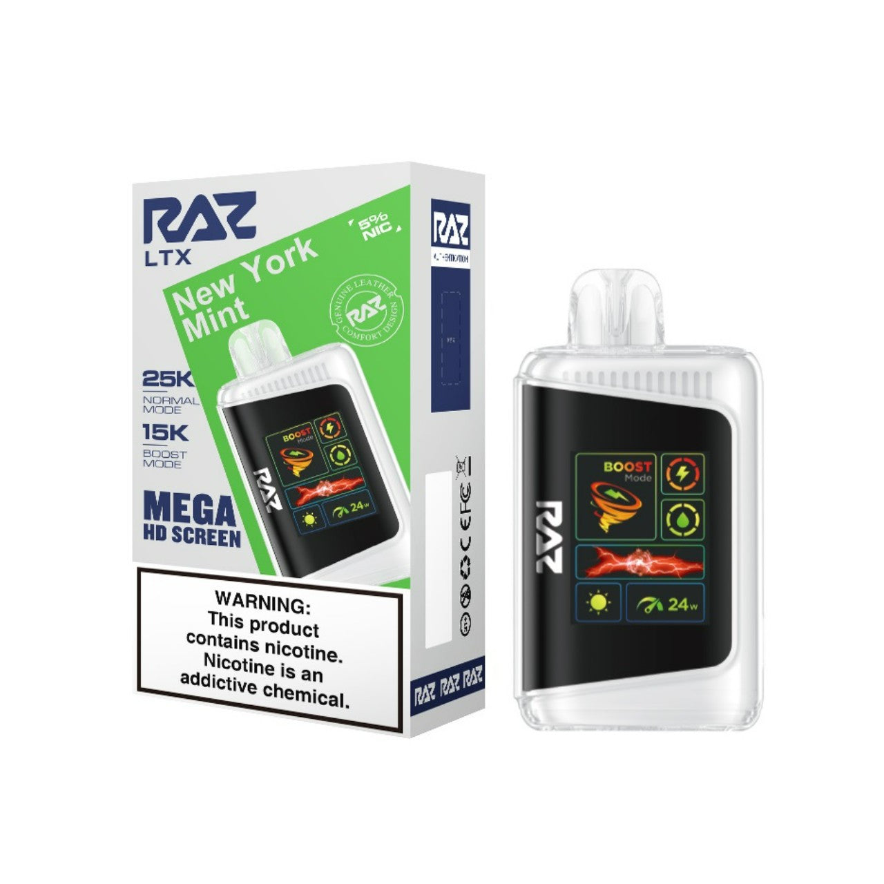 New York Mint Raz LTX 25K - Vape.LLC