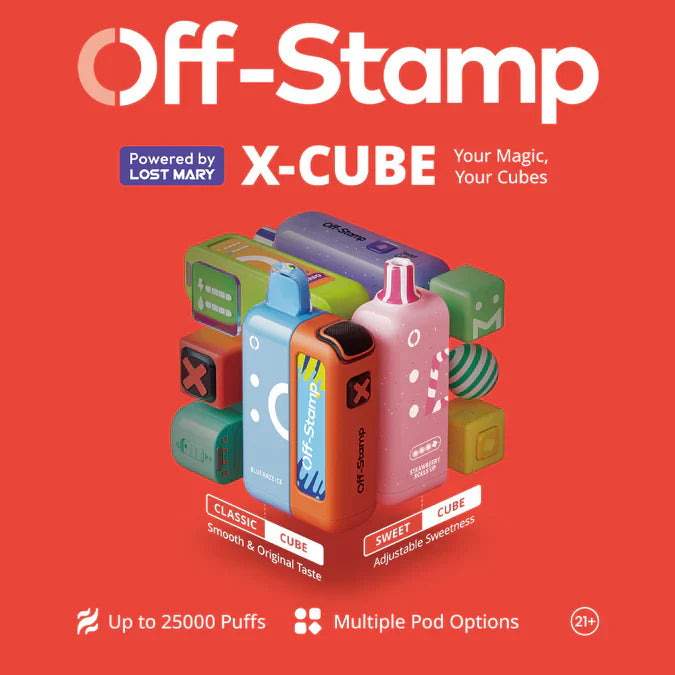 3X Value Pack Off Stamp X Cube 25K Kit - Vape.LLC