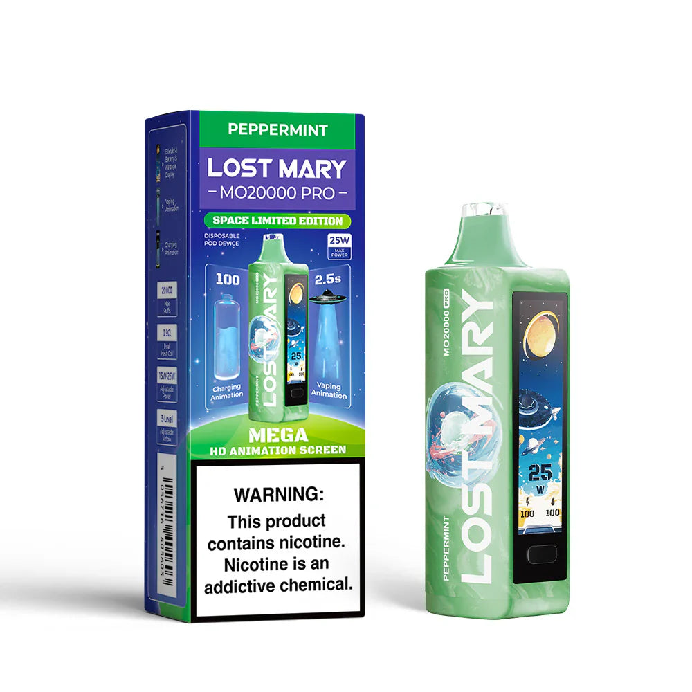 Peppermint Lost Mary Mo20000 Pro - Vape.LLC
