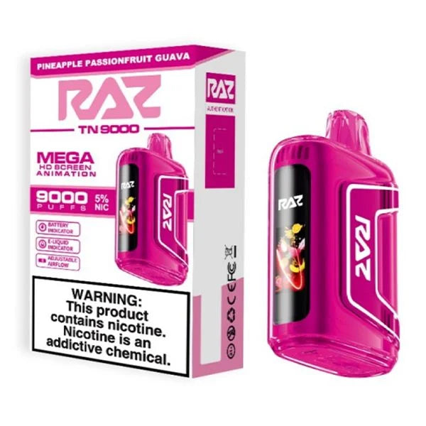 Pineapple Passionfruit Guava Raz TN9000 - Vape.LLC