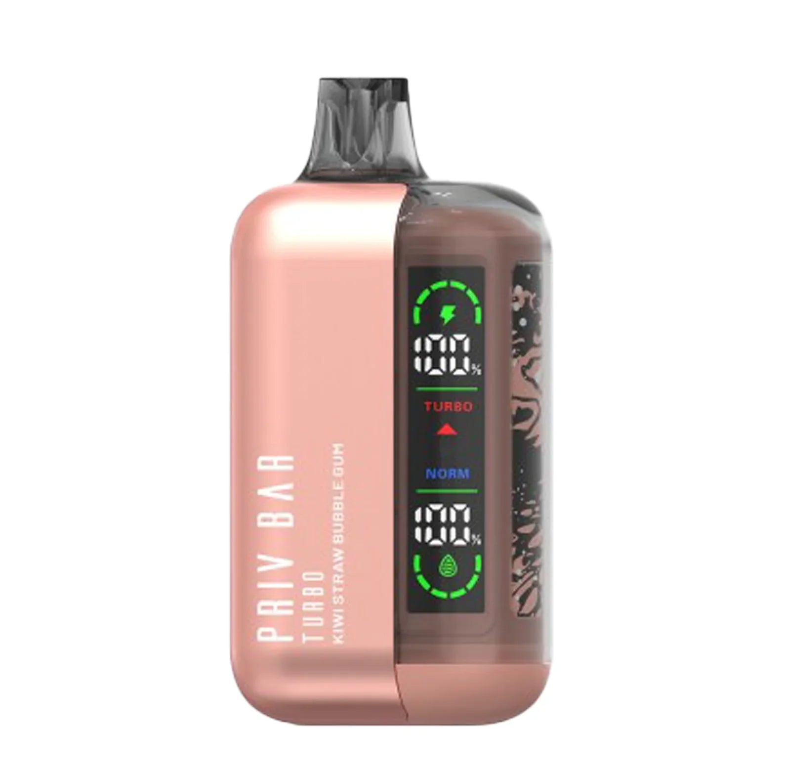 Kiwi Straw Bubble Gum Priv Bar Turbo 15000 - Vape.LLC