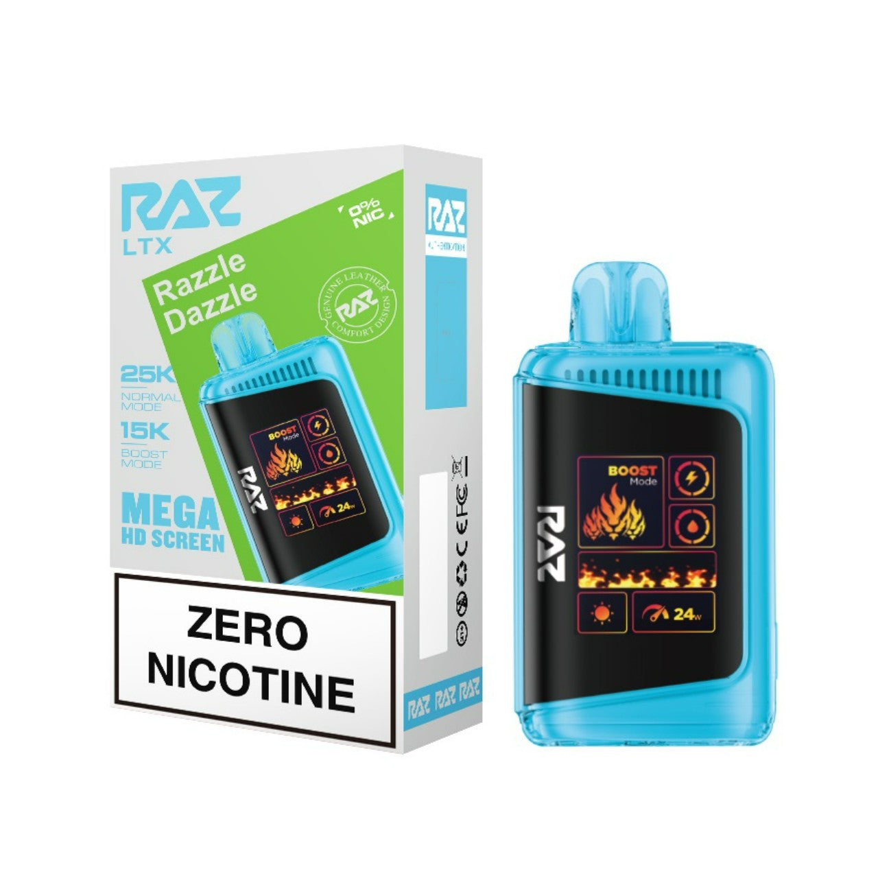 Razzle Dazzle (Zero Nicotine) Raz LTX 25K - Vape.LLC
