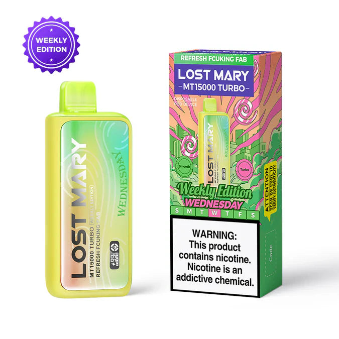 Refresh Fcuking FAB Lost Mary MT15000 Turbo Weekly Edition - Vape.LLC
