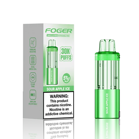 Sour Apple Ice Foger Switch Pro 30K Pod - Vape.LLC