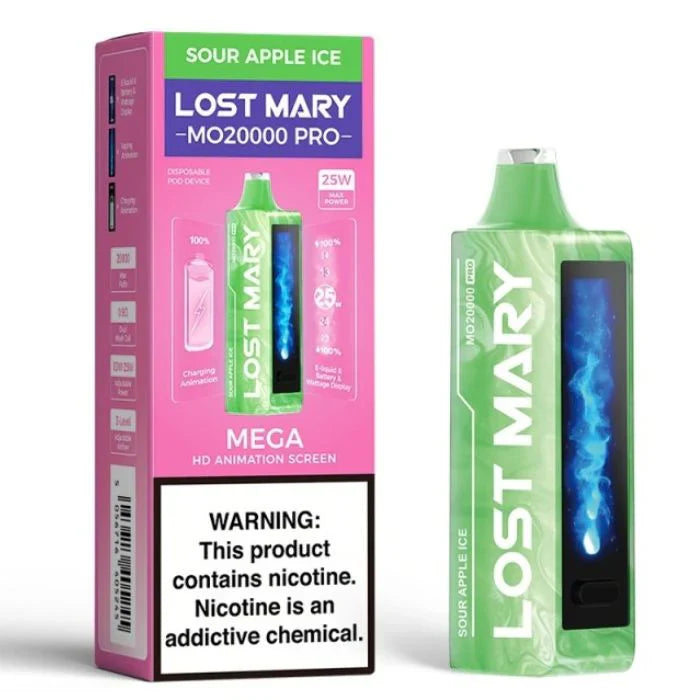 Sour Apple Ice Lost Mary MO20000 Pro - Vape.LLC