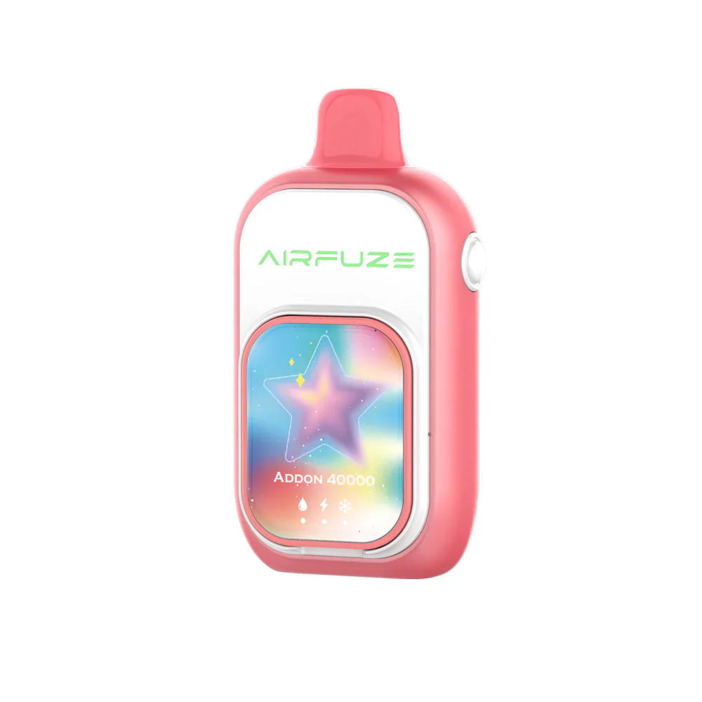 Straw Kiwi Watermelon (Ice Control) AirFuze Addon 40K (W/ Art Patch) - Vape.LLC