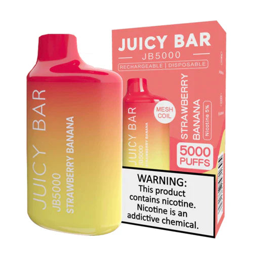 Strawberry Banana Juicy Bar JB5000 - Vape.LLC