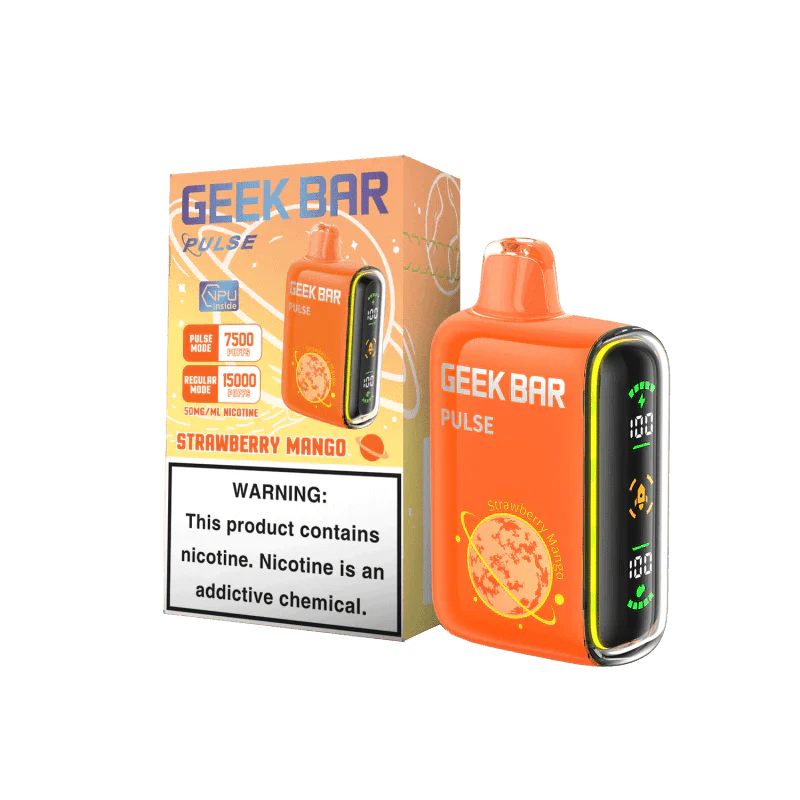Strawberry Mango Geek Bar Pulse 15000 - Vape.LLC