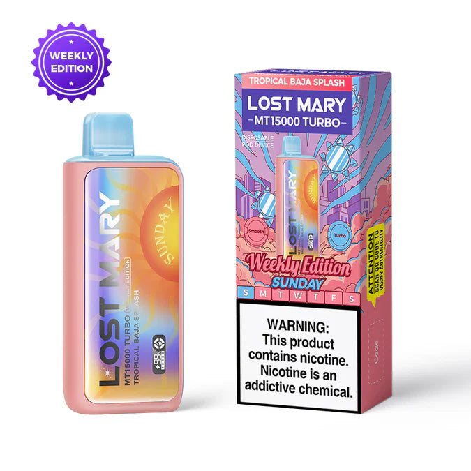 Tropical Baja Splash Lost Mary MT15000 Turbo Weekly Edition - Vape.LLC