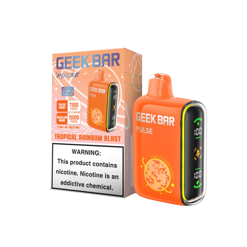Tropical Rainbow Blast Geek Bar Pulse 15000 - Vape.LLC