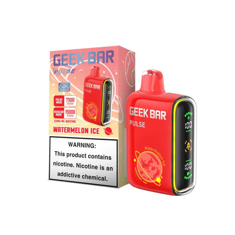 Watermelon Ice Geek Bar Pulse 15000 - Vape.LLC