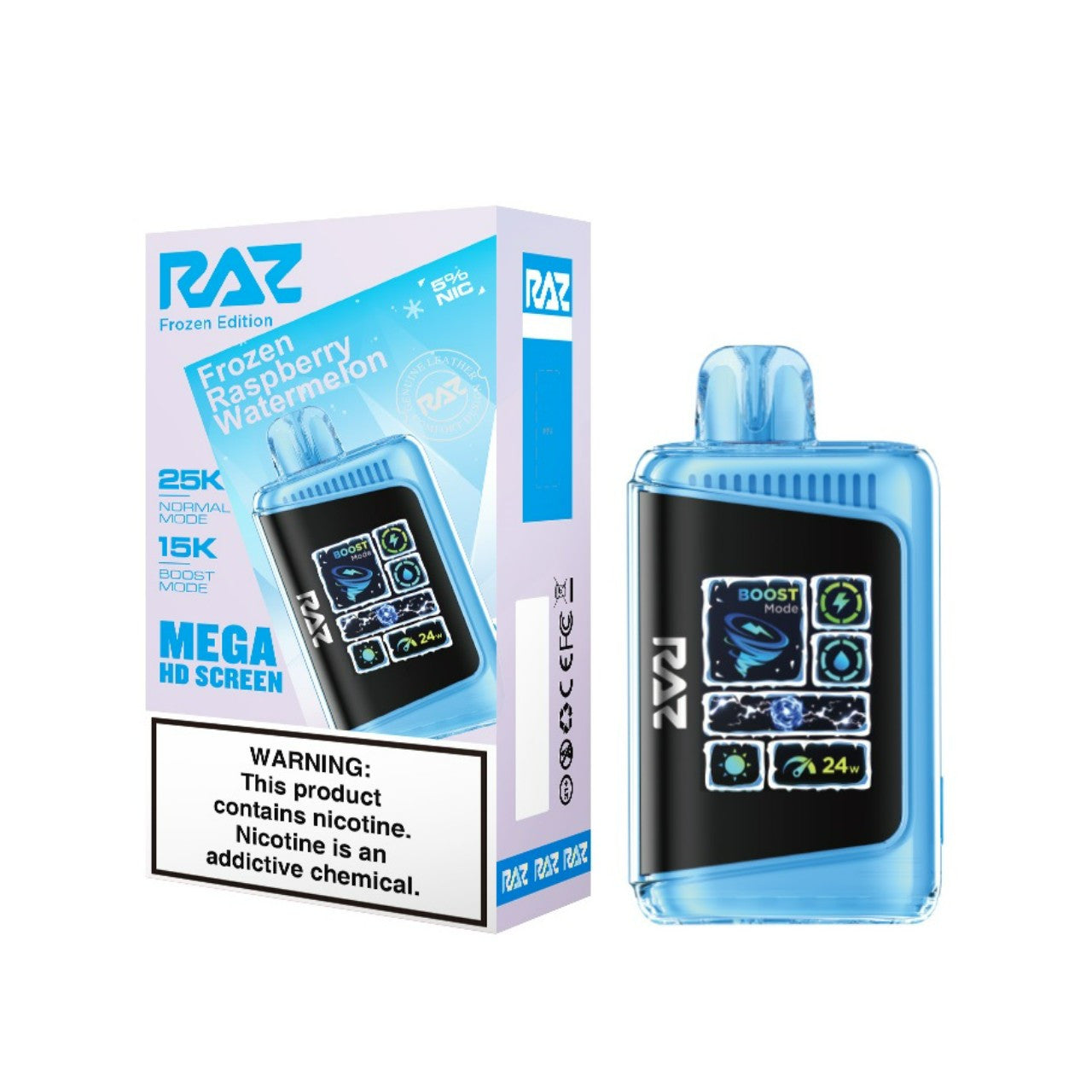 Frozen Raspberry Watermelon (Frozen Edition) Raz LTX 25K - Vape.LLC